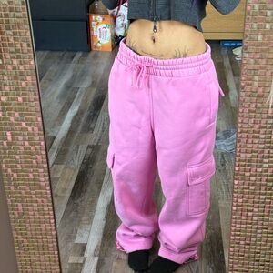 Fb county pink cargo pants